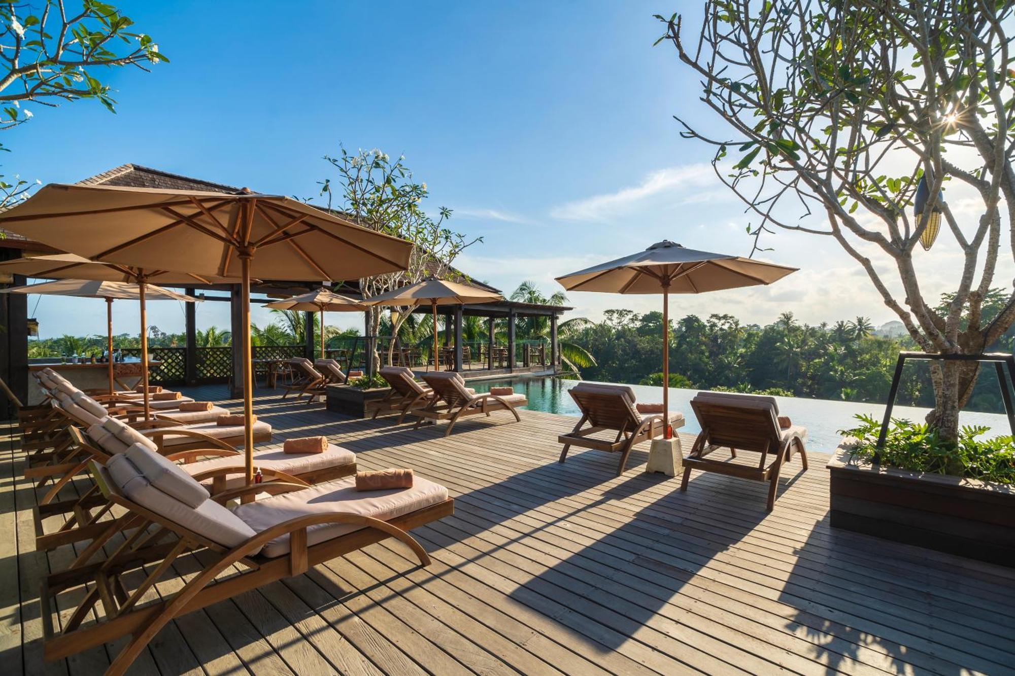 Adiwana Bisma Hotel Ubud  Luaran gambar The pool at the hotel